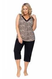 Piżama damska Plus Size Omena Donna