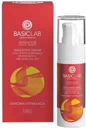 BasicLab Odnowa i Stymulacja Noc Serum z czystym