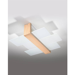 SOLLUX LIGHTING Lampa sufitowa FENIKS 2 SL.0076 naturalne