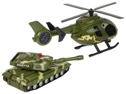 HELIKOPTER WOJSKOWY+CZOŁG 55742 MADEJ