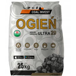 Węgiel groszek Ogień Ultra 29 Mj 20 Worków