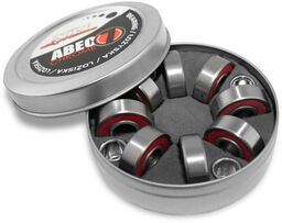ŁOŻYSKA (8 szt) OPAK. METAL ABEC-7 RS RED