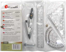 Zestaw geometryczny 6-elementowy Titanum 2507 96449