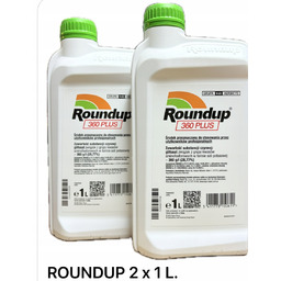 Roundup 360 Plus 2x1L Zestaw Totalny środek chwastobójczy