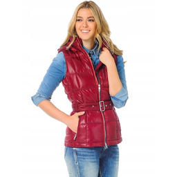 TOMMY HILFIGER DAMSKA KAMIZELKA BORDOWA M 1M6G
