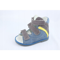 Mido 701/1 sandały, sandałki chłopięce jeans obcas thomasa