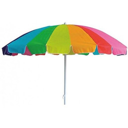 MIRPOL Parasol plażowy Rainbow Wielokolorowy