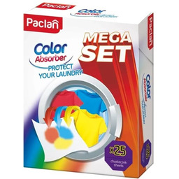 Paclan Color Absorber Chusteczki do prania kolorowego 25
