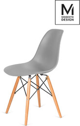 Kuchenne krzesło z bukową podstawą Dsw C1021B.GREY King