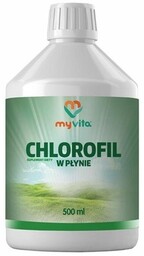 Chlorofil w Płynie, Myvita, 500 ml