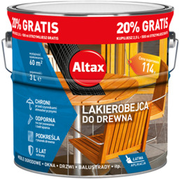 Lakierobejca do drewna Venge 3 l Altax