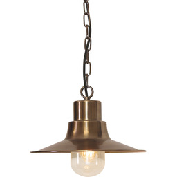 Elstead Lighting Lampa zewnętrzna SHELDON-CH-BR Elstead IP44 szklana