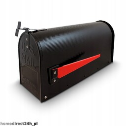 Skrzynka na listy amerykańska Usa Mail (czarny)