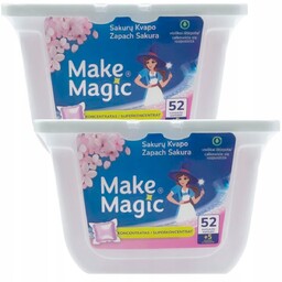 Kapsułki do prania kolorowych ubrań Make Magic Sakura