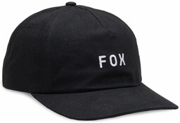 czapka męska FOX WORDMARK ADJUSTABLE HAT Black