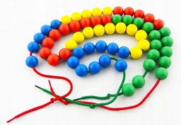 Duże Drewniane Liczydło Wiek 3+