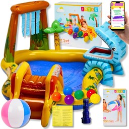 Basen Ogrodowy Dmuchany Dla Dzieci Do Ogrodu Intex