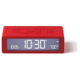 Lexon Flip Mini Red LR158R4 Czerwony Budzik