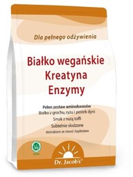 Dr. Jacob''s Białko wegańskie Kreatyna Enzymy, 1 kg