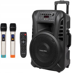 Kolumna Aktywna Bluetooth Karaoke Uhf Sd Usb MP3