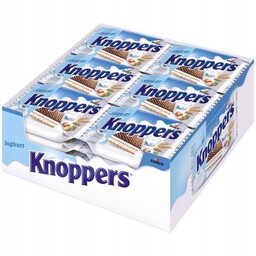 Knoppers Jogurt Wafelek mleczno-jogurtowy 25 g x 24