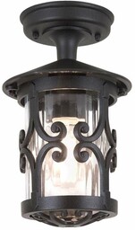 Elstead Lighting Zewnętrzna LAMPA sufitowa HEREFORD BL13A-BLACK Elstead