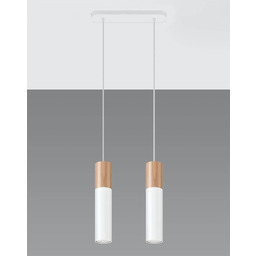 Sollux Lighting Lampa wisząca PABLO 2 SL.0629 biała