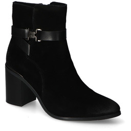 Botki Sergio Leone BT25384-S Czarne zamsz
