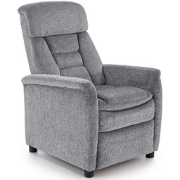 Wypoczynkowy Fotel Rozkładany Tapicerowany Halmar Jordan Szary