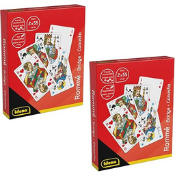 Idena 90376 - Karty do remika, kanasty