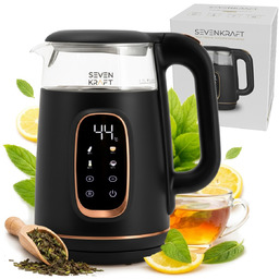 Czajnik elektryczny LED 1,7l z regulacją temperatury 2200W