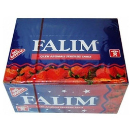 Falim Guma do żucia o smaku truskawkowym 100szt