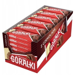 Góralki z czekoladą Wafelki w polewie kakaowej 45g