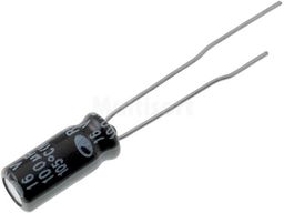 Sr Passives Kondensator elektrolityczny 100uF 16V THT