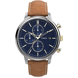 Zegarek Timex Chicago Chronograph 45mm TW2U39000 Brązowy