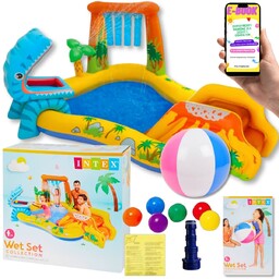 Basen Dla Dzieci Intex Dmuchany Ogrodowy Plac Zabaw