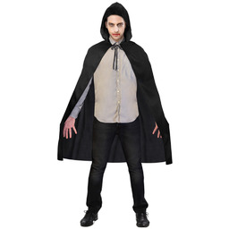 Kostium Peleryna z kapturem czarna