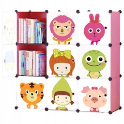 Szafa Modułowa Regał Garderoba Dla Dzieci Kolorowa