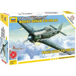 Zvezda 500787304-1:72 WWII Niemieckie samolot myśliwski Focke Wulf