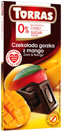 Torras Czekolada gorzka z mango bezglutenowa 75 g