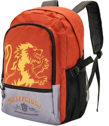 Plecak Dwukomorowy Szkolny Harry Potter Gryffindor Czerwony 31x44x18cm