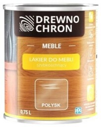 DREWNOCHRON Lakier do mebli bezbarwny połysk 0,75L