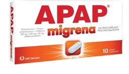 APAP Migrena, 10 tabletek