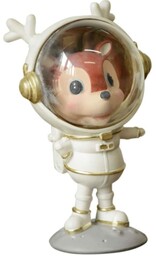 Figurka Dekoracyjna Astronauta Biały 15Cm Jeleń
