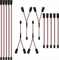 14-częściowy przedłużacz serwo do Rc 150mm/300mm/Y