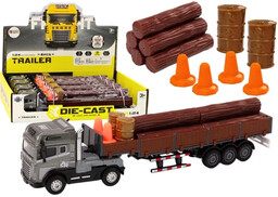Ciężarówka z drewnem 1:24 - Leantoys