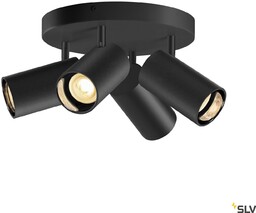 ASTO TUBE lampa sufitowa plafon, tuby, poczwórna 4xLED