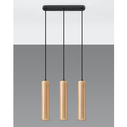 Sollux Lighting Lampa wisząca LINO 3L SL.0638 naturalne