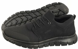 Sneakersy Rieker Czarne B6650-00 Black (RI150-a)
