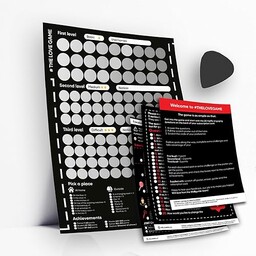 #THELOVEGAME WellGuide zdrapka plakat 169 pomysłów na randkę